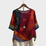 Valerie - Värikäs boho-toppi