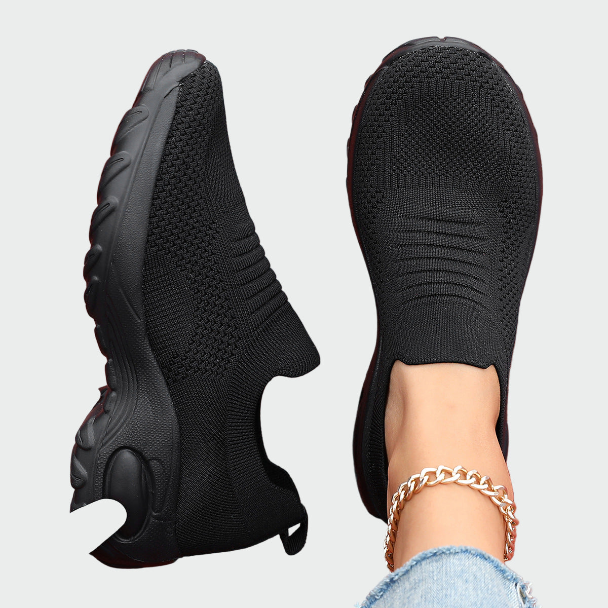 Věnceslava Neodolatelná kaupunkityyliset slip-on-tennarit