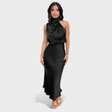 Alba - Satin Elegance -mekko