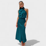 Alba - Satin Elegance -mekko