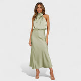 Alba - Satin Elegance -mekko