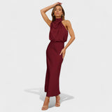 Alba - Satin Elegance -mekko