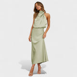 Alba - Satin Elegance -mekko